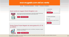 Desktop Screenshot of mon-magasin.com
