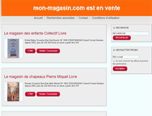 Tablet Screenshot of mon-magasin.com